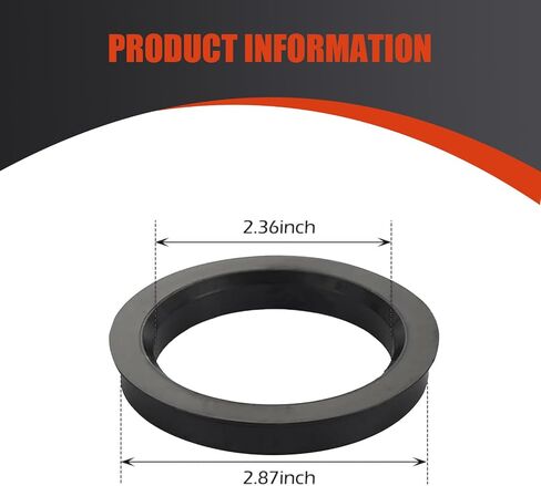 4pcs محور حلقات مركزية ، معرف 60.1 ملم إلى 73.1mm OD ABS Plastic Rings ، Universal لسيارات الدفع الرباعي ، سيدان وأكثر مع محاور مركبة 60.1 ملم وحوض مركز عجلة 73.1 ملم in Saudi Arabia