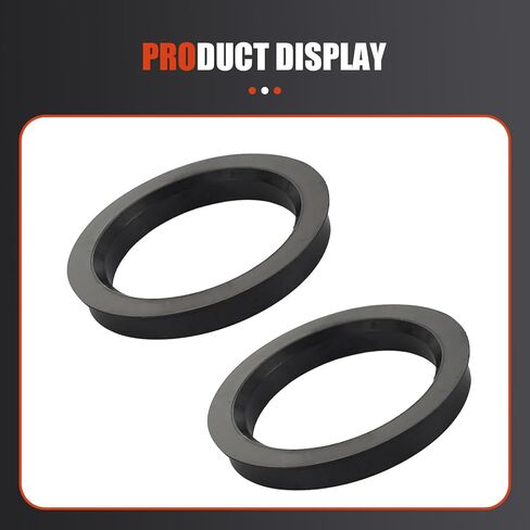 4pcs محور حلقات مركزية ، معرف 60.1 ملم إلى 73.1mm OD ABS Plastic Rings ، Universal لسيارات الدفع الرباعي ، سيدان وأكثر مع محاور مركبة 60.1 ملم وحوض مركز عجلة 73.1 ملم in Saudi Arabia