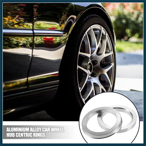 2pcs OD 83.1mm إلى ID 65.1mm ألومنيوم سبيكة محور Centric Rings Center in Kuwait