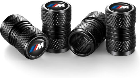 Tire Valve Stem Caps, Compatible with Land Rover Series Stem Cap Universal Car Air Cover Car Accessories for Cars, SUV, Truck, Motorcycles 4pcs （Black） in Saudi Arabia