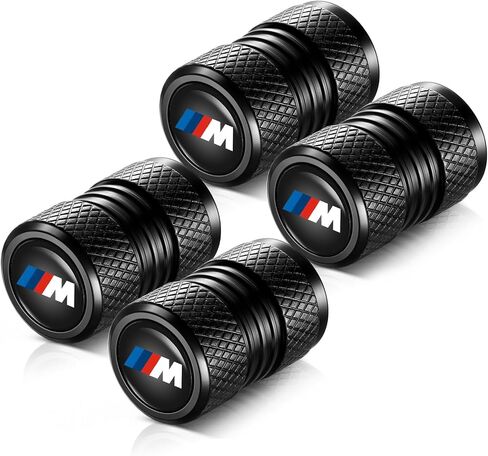 Tire Valve Stem Caps, Compatible with Land Rover Series Stem Cap Universal Car Air Cover Car Accessories for Cars, SUV, Truck, Motorcycles 4pcs （Black） in Saudi Arabia