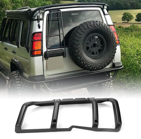 2Pcs Rear Tail Light Lamp Guards Set Plastic for Land Rover Discovery 2 II 1999-2004 Replaces STC53194 in Saudi Arabia