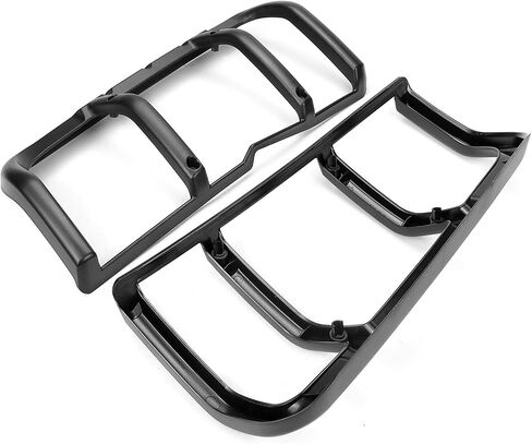 2Pcs Rear Tail Light Lamp Guards Set Plastic for Land Rover Discovery 2 II 1999-2004 Replaces STC53194 in Saudi Arabia