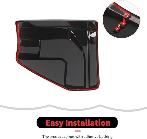 RT-TCZ Smoked Black Tail Light Lamp Cover Guard Trim Decoration Exterior Accessories for Ford F150 Raptor 2024 2025 in Saudi Arabia