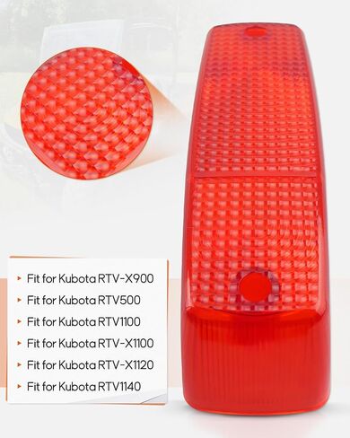 عدسة ضوء الذيل ملاءمة لـ Kubota RTV-X900 RTV500 RTV1100 RTV-X1100 RTV-X1120 RTV1140 ، استبدال عدسة خلفي K7561-62730 K756162730 in Kuwait
