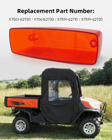 عدسة ضوء الذيل ملاءمة لـ Kubota RTV-X900 RTV500 RTV1100 RTV-X1100 RTV-X1120 RTV1140 ، استبدال عدسة خلفي K7561-62730 K756162730 in Kuwait