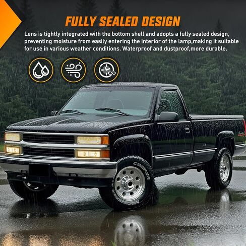 Nilight Parking Turn Signal Light Compatible with 1988 1989 1990 1991 1992 1993 1994 1995 1996 1997 1998 Chevy GMC C10 C/K 1988-1999 Silverado Suburban Sierra Blazer Tahoe Yukon Front Bumper Lights in Saudi Arabia