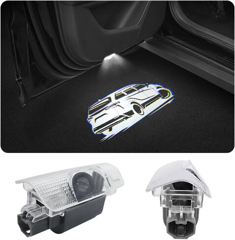 2 PCS LED LED ABOR LOGO LIGHTINGS متوافقة مع 4RUNNER 2010-PRESSY PROCEDOR LASER LISHER LIGHT PUDDER LAMP Accessories (لـ 4RUNNER 2010-PRESENT-Blue) in Kuwait