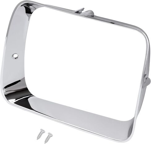 HECASA Pair Headlight Bezels Trim Compatible with 1992 1993 Dodge D150 D250 D350 W150 W250 W350 Ramcharger Replacement for CH2512118 CH2513118 Headlamp Cover Chrome Silvery Driver & Passenger Side in Saudi Arabia