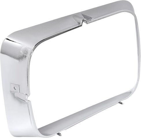 HECASA Pair Headlight Bezels Trim Compatible with 1992 1993 Dodge D150 D250 D350 W150 W250 W350 Ramcharger Replacement for CH2512118 CH2513118 Headlamp Cover Chrome Silvery Driver & Passenger Side in Saudi Arabia