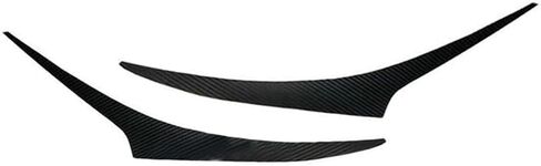 Front Headlights Eyelid Sticker Carbon Fiber Style 2PCS Compatible with Honda Accord 2008-2015 Car Headlight Eyebrow Cover Decal Trim Sticker (for Honda Accord 2008-2012 | Carbon Fiber Style) in Saudi Arabia