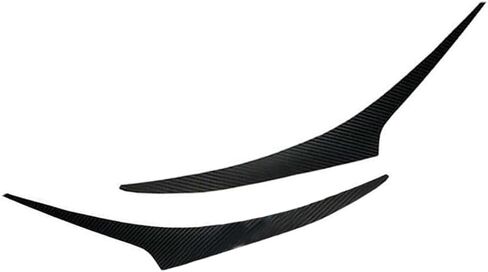 Front Headlights Eyelid Sticker Carbon Fiber Style 2PCS Compatible with Honda Accord 2008-2015 Car Headlight Eyebrow Cover Decal Trim Sticker (for Honda Accord 2008-2012 | Carbon Fiber Style) in Saudi Arabia