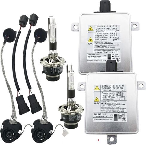 صابورة+سلك ملائمة ل mitsubishi ملاءمة ل Mazda Fit لـ Acura Xenon Hid Head Headlight W3T19371 W3T16271 W3T20671 W3T20971 (2x الصابورة 4WIRE) in Kuwait