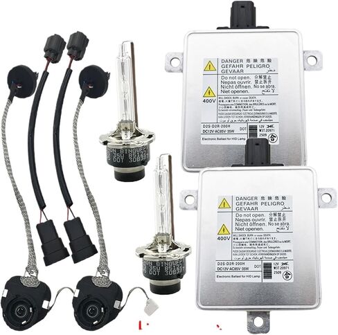 صابورة+سلك ملائمة ل mitsubishi ملاءمة ل Mazda Fit لـ Acura Xenon Hid Head Headlight W3T19371 W3T16271 W3T20671 W3T20971 (2x الصابورة 4WIRE) in Kuwait