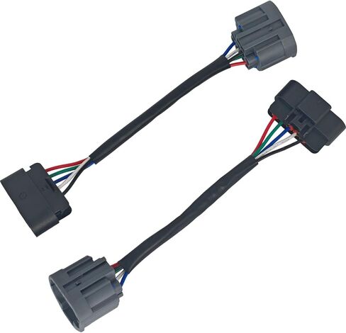 2x HID إلى محول الأسلاك الأمامي للهالوجين متوافق مع GMC Acadia 2007-2012 22938889 22938888 تبادل تحويل المصابيح الأمامية تسخير يمين السائق السائق Denali SL SLT SLT 3.6L V6 GAS in Saudi Arabia