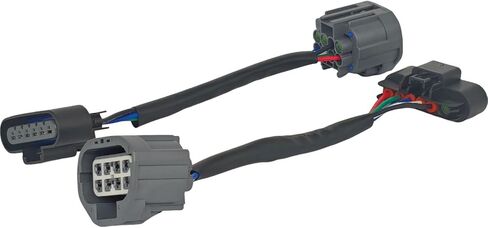 2x HID إلى محول الأسلاك الأمامي للهالوجين متوافق مع GMC Acadia 2007-2012 22938889 22938888 تبادل تحويل المصابيح الأمامية تسخير يمين السائق السائق Denali SL SLT SLT 3.6L V6 GAS in Saudi Arabia