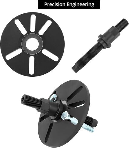 Qwork Harmonic Balancer Puller Removal Tool Tools ، مع مختلف البراغي القياسية والقياسية in Kuwait
