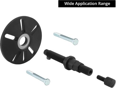 Qwork Harmonic Balancer Puller Removal Tool Tools ، مع مختلف البراغي القياسية والقياسية in Kuwait