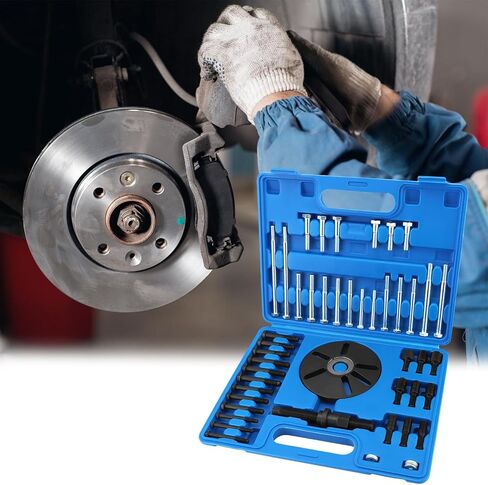 Qwork Harmonic Balancer Puller Removal Tool Tools ، مع مختلف البراغي القياسية والقياسية in Kuwait