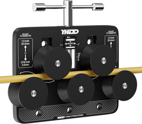 Tubing Straightener for 3/16"-1.0" Diameters, Brake Line Tubing Adjustable Straightening Tool, Pipe Straightener, for Copper, Aluminum, Steel Pipe, Bent Tubes, Fuel Lines in Saudi Arabia