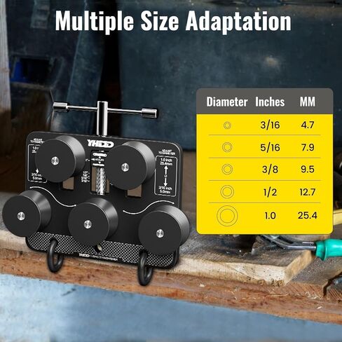 Tubing Straightener for 3/16"-1.0" Diameters, Brake Line Tubing Adjustable Straightening Tool, Pipe Straightener, for Copper, Aluminum, Steel Pipe, Bent Tubes, Fuel Lines in Saudi Arabia