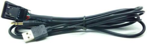 Car 3.5mm USB AUX Headphone Male Jack Flush Mount Mounting Adapter Spare Parts for Car/Boat Replacing in Saudi Arabia