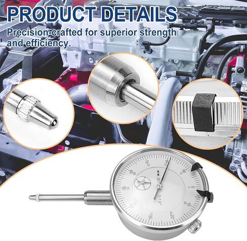 6434 Sleeve Height and Counter Bore Gauge & 3164606 Cylinder Liner Press Installer Tool Heavy Duty - Compatible with All Diesel Engines and Cummins ISX X15 Liner Press, Range: 0-1.00" in Saudi Arabia