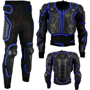 Motorcycle Jacket Full Body Armor Chest Protector Suit Motorbike Armoured Trouser Motocross Bike Racing Suits in Saudi Arabia