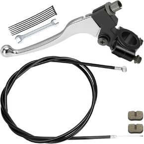 YOXUFA Mini Bike Brake Clutch Handle Lever for Coleman CT100U CC100X Baja DoodleBug DB30 Motovox MBX10 MBX11 Monster Moto 79cc 97cc Mini Bike Powersports Parts 7/8" 22mm Handle 61" Brake Cable in Kuwait