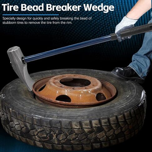 Sunluway Tyre Bead Breaker Breaker Presenting لـ Ken-Tool 35429 Bead Brkg Wg ، 32 in ، STL ، مطرقة إطارات ذات دك للبط في سيارة ركاب ، شاحنة ، سيارات الدفع الرباعي ، دراجة نارية ، حافلة ، جرار مزرعة ، إطار طائرة in Saudi Arabia