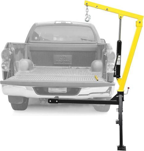 Gaomon Hydraulic Truck Crane ، سعة 1000 رطل ، دوارة 360 درجة ، رافعة مثبتة على عاتق مع 3 قدرات قابلة للتعديل من 500 رطل ، 750 رطلاً و 1000 رطل لرفع السلع في البناء ، الصناعة in Kuwait