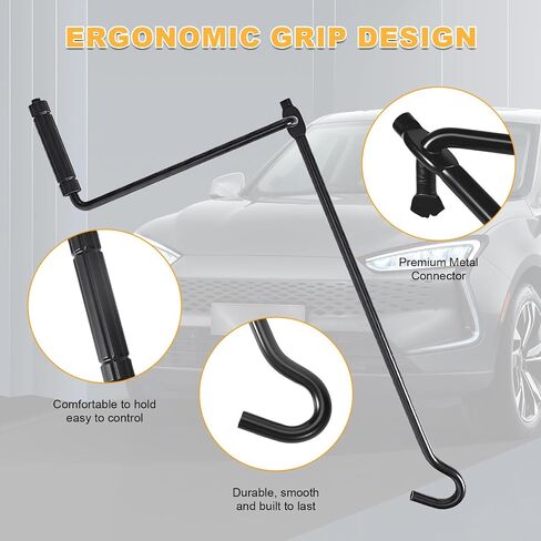 Auto Scissor Lift Jack Handle Replacement, Jack Handle Wrench for Car, Steel Tire Wheel Jack Rod Accessory for Truck, SUV & Trailers in Saudi Arabia