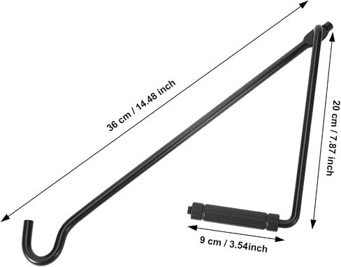 Auto Scissor Lift Jack Handle Replacement, Jack Handle Wrench for Car, Steel Tire Wheel Jack Rod Accessory for Truck, SUV & Trailers in Saudi Arabia