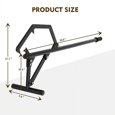 Timberjack Log Roller Lifter ، 50.8 "أداة أسطوانة سجل طويلة المقبض ، قابلة للتعديل غير قادر على ربط السجل ، UPS إلى 25" في أدوات تسجيل DIA ، مقبس سجل الصلب الثقيل للتشغيل ورفع سجلات in Saudi Arabia