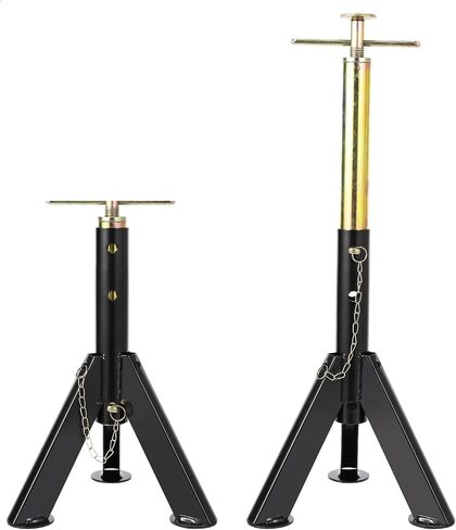 Garvee 4-pack 3-ton (6000 £) RV Stabilizer Jacks-Telescopic 16 "-30" دعم الدعم القابل للتعديل لمقطورات السفر ، العجلات الخامسة والمعسكر | رافعات التسوية الثقيلة ، الأسود in Kuwait