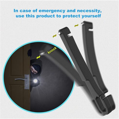 Universal Car Seat Gap Filler with Organizer Hook & Emergency Glass Breaker Prevent Small Items & Tools from Falling Ultimate Seat Side Gap Stopper for All Vehicles, Trucks & SUVs in Saudi Arabia