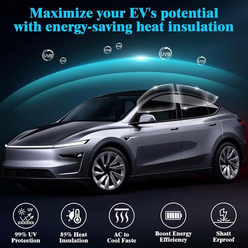 35% VLT Car Window Tint Film (20In x 20Ft), Blocks UV/IR Rays, 5-Layer PET Automotive Tints for Privacy Sun & Glare Protection Heat Blocking Scratch Resistant in Saudi Arabia