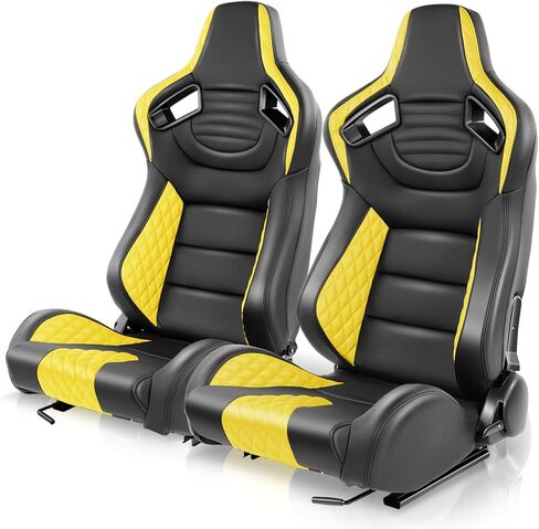 زوج من سلالة السيارات من مقاعد السباق العالمية مقاعد دلو قابلة للرياضة فينيل قابلة للرياض in Kuwait