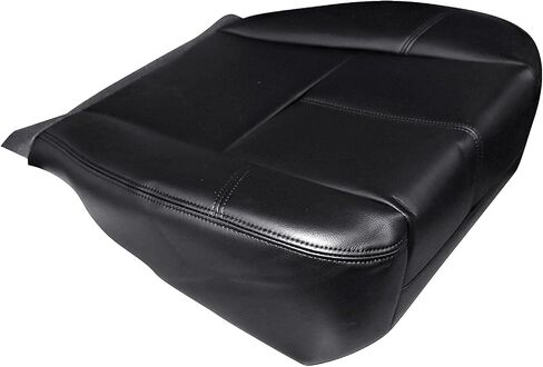GXARTS Driver or Passenger Side Bottom Replacement Leather Seat Cover Black Compatible with Chevy Avalanche Silverado Suburban Tahoe GMC Sierra Yukon 2007 2008 2009 2010 2012 2013 2014 in Saudi Arabia