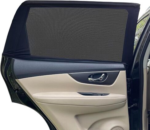 ظلال نافذة السيارة للطفل - 2 حزمة شمس ظلال شمس ، شبكية متشابكة جانبية جانبية الظل الظل Sunshade لسيارات الدفع الرباعي ، حماية UV للحيوانات الأليفة عائلة الطفل ، شاشات نافذة Net Net Mosquito للتخييم in Kuwait