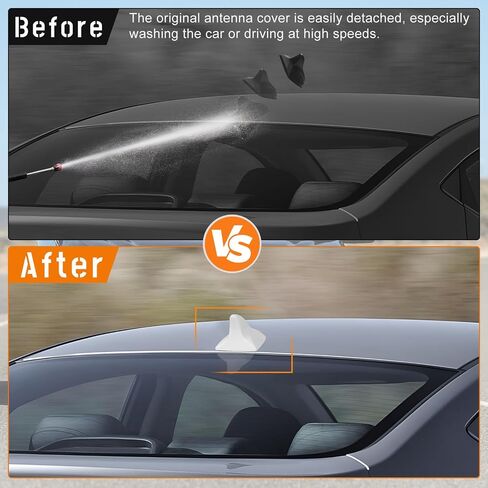 غطاء هوائي زعانف Shark متوافق مع Elantra Sedan MD 2011-2016 ، من أجل Hyundai Sonata Sedan YF 2009-2014 W/GPS ، لـ Genesis Sedan BH 2008-2013،96210،962103q800،962103x100nka (Glossy Black) in Kuwait