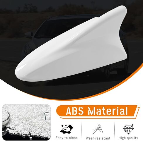 غطاء هوائي زعانف Shark متوافق مع Elantra Sedan MD 2011-2016 ، من أجل Hyundai Sonata Sedan YF 2009-2014 W/GPS ، لـ Genesis Sedan BH 2008-2013،96210،962103q800،962103x100nka (Glossy Black) in Kuwait