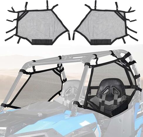 UTV Window Roll Cage Mesh, Window Nets Mesh Shade Cover for Polaris RZR 570 800 900 1000 XP Turbo 2015-2023 2 Seat, Replacement for Polaris RZR 1000 60 INCH PS 2016-2020, in Saudi Arabia
