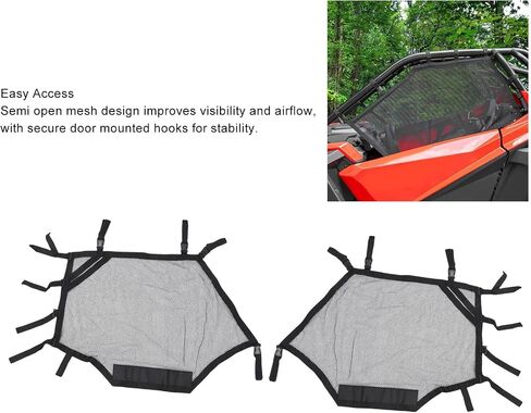 UTV Window Roll Cage Mesh, Window Nets Mesh Shade Cover for Polaris RZR 570 800 900 1000 XP Turbo 2015-2023 2 Seat, Replacement for Polaris RZR 1000 60 INCH PS 2016-2020, in Saudi Arabia