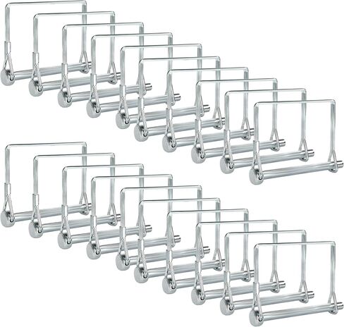 Pack of 10 Trailer Pins – 2-3/4" x 1/4" (L x W) – Featuring Trailer Hitch Pins, Shaft Locking Coupler Pins, PTO Pins and Lock Pins for Farm Trailers Towing, Lawn Equipment and Hitches in Kuwait