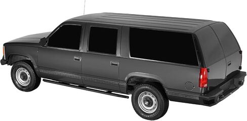 Hooke Road Suburban Rock Sliders Tube Rocker Guard for 1992-1999 Chevy Chevrolet Suburban (Exclude K2500 Models), Running Board Nerf Bars for Offroad Rock Crawling in Saudi Arabia
