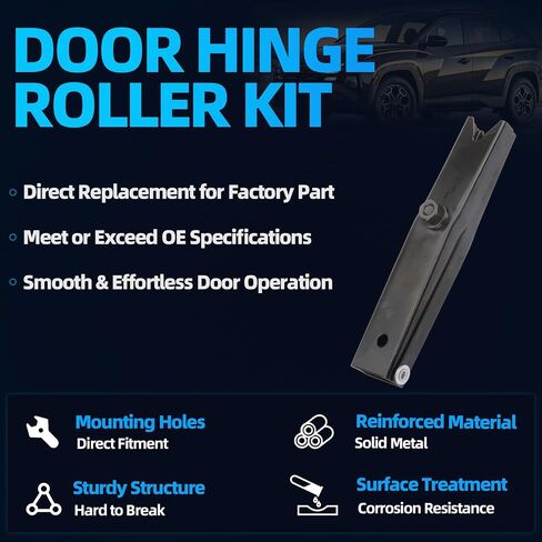 MITZOEN 38300 Door Hinge Roller Kit Compatible with 2007-2014 Chevy Silverado Suburban Avalanche GMC Sierra Yukon Cadillac Escalade Replace 19260063 in Saudi Arabia