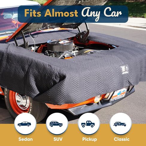 Bob's Original Fender Cover - Complete Engine Compartment Coverage - Fender Covers for Mechanics - Adjustable, Thick and Soft, Fits Multiple Vehicles in Kuwait