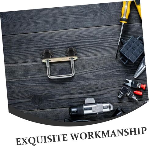 مقاطع MOBESTECH U-BRACKET لرفع رف السقف المعدني Metal U-Bolt Rack Clamps 6cm على شكل U لملحقات شحنات السيارات in Kuwait