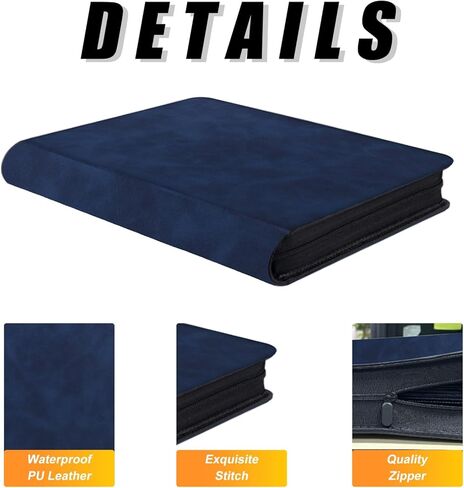 Toploader Binder، يوسع العمود الفقري للكتاب ويحمل 360 بطاقة مع 20 صفحة ذات وجهين، حامل محمل علوي 9 جيوب متوافق مع البوكيمون الصلب أو البطاقات الرياضية مقاس 3×4 بوصة in Kuwait